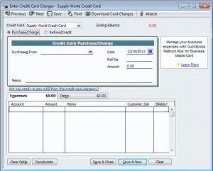 quickbooks charges webucator transactions