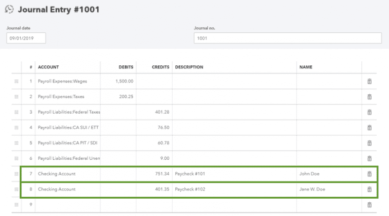 How To Manually Enter Payroll Paychecks in QuickBooks Online